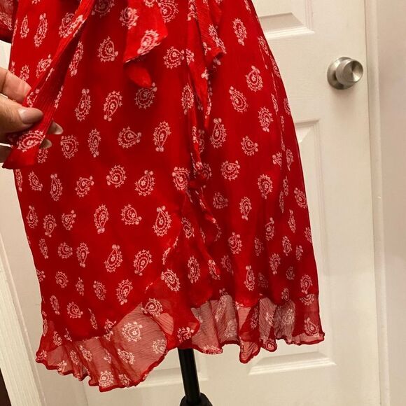 Kooples X Sport wrap mini dress, size 0 - Picture 3 of 11